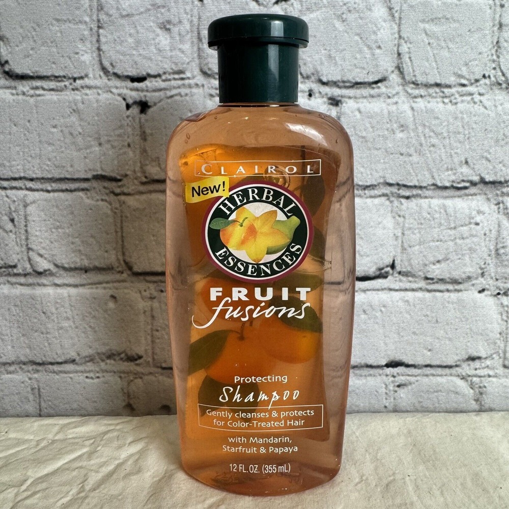 Vtg Clairol Herbal Essences Fruit Fusions Protecting Shampoo Papaya Mandarin HTF